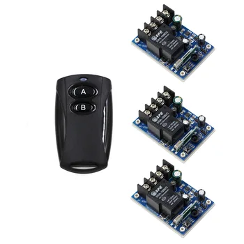 DC12V-48V 1CH RF Wireless Remote Switch Wireless Light Lamp LED Switch 3 Receiver & Transmitter 315Mhz Remote Controller
DC12V-48V 1CH RF Wireless Remote Switch Wireless Light Lamp LED Switch 3 Receiver & Transmitter 315Mhz Remote Controller