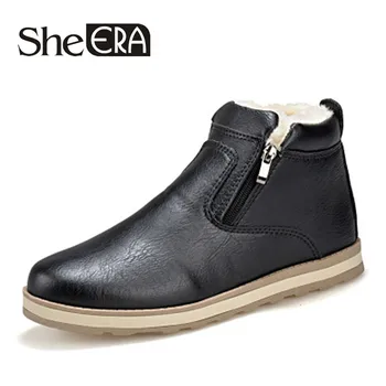 2018 Brand Size 39-44 Men Winter Warm Boots Casual Shoes Men Fashion Plush Snow Boots Ankle Boots Fur Leather Footwear She E
2018 Brand Size 39-44 Men Winter Warm Boots Casual Shoes Men Fashion Plush Snow Boots Ankle Boots Fur Leather Footwear She E
