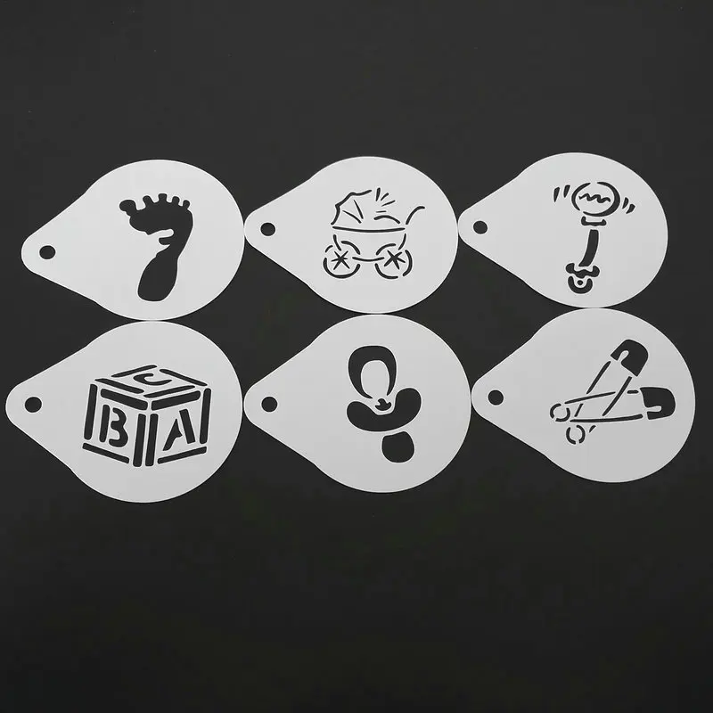 2.8 Inch Baby Shower Coffee Stencil Milk Latte Art Cappuccino Cookie Mold Coffee Decoration Barista Tools
2.8 Inch Baby Shower Coffee Stencil Milk Latte Art Cappuccino Cookie Mold Coffee Decoration Barista Tools