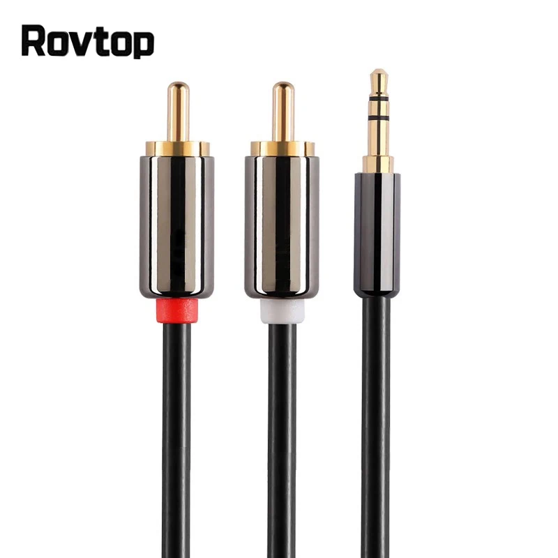 Rovtop Audio Cable 2RCA to 3.5 Audio Car Cable RCA 3.5mm Jack Male to Male RCA AUX Cable for Amplifier Phone Headphone Speaker
Rovtop Audio Cable 2RCA to 3.5 Audio Car Cable RCA 3.5mm Jack Male to Male RCA AUX Cable for Amplifier Phone Headphone Speaker