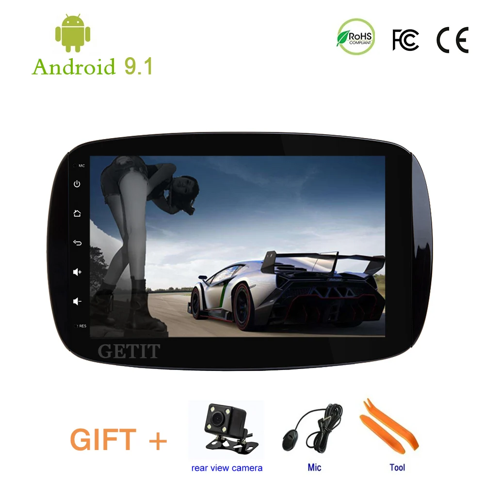 9" Android 9.1 Car DVD Multimedia Stereo GPS for Benz Smart Fortwo 2016 2017 2018 Radio wifi BT Car Head Unit GPS Navigation
9" Android 9.1 Car DVD Multimedia Stereo GPS for Benz Smart Fortwo 2016 2017 2018 Radio wifi BT Car Head Unit GPS Navigation