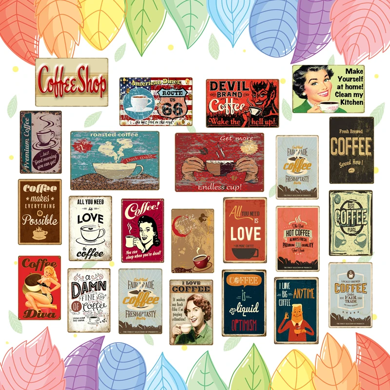 Devil Brand Coffee Poster Coffee Makes Everything Possible Metal Signs Coffee Shop Wall Plaque Cafe Decor Vintage Plate YD056
Devil Brand Coffee Poster Coffee Makes Everything Possible Metal Signs Coffee Shop Wall Plaque Cafe Decor Vintage Plate YD056
