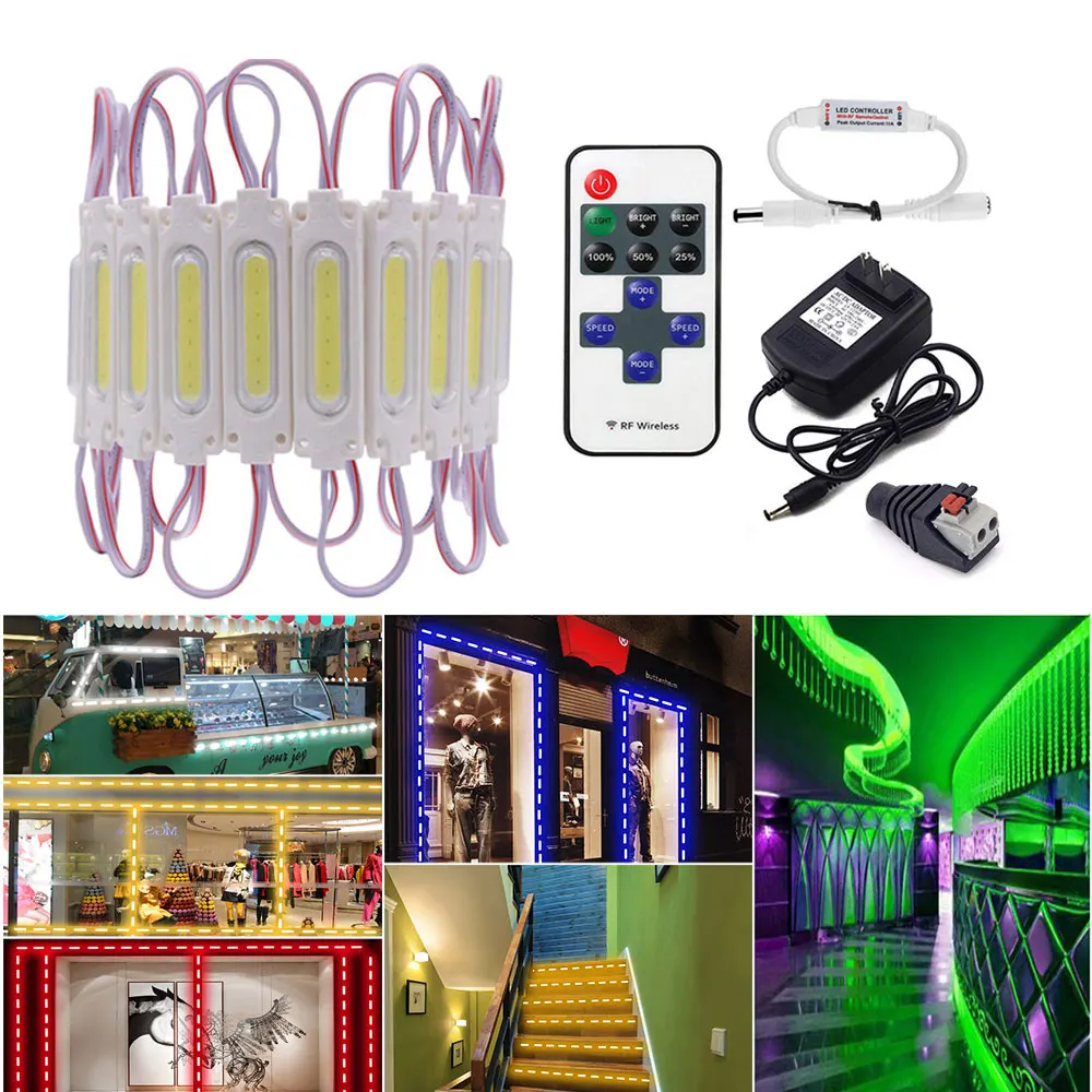 

LED Module Light with Lens Waterproof IP67 DC12V LED Modules Strip Light Advertising Sign Storefront Lighting Decoration Lights