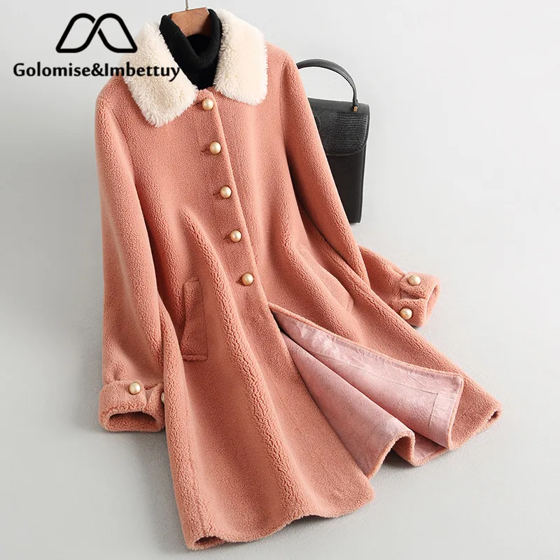 Golomise&Imbettuy Real Composite Lamb Fur Coat Women Genuine Shearling Wool Fur Coat/Jacket with Faux Suede Leather Liner
Golomise&Imbettuy Real Composite Lamb Fur Coat Women Genuine Shearling Wool Fur Coat/Jacket with Faux Suede Leather Liner