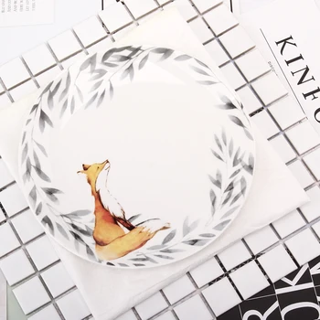 Morgana 8 Inch Animal Dinner Plate Household Ceramic Cake Dishes Porcelain Pastry Fruit Steak Tray Northern Europe Dinnerware
Morgana 8 Inch Animal Dinner Plate Household Ceramic Cake Dishes Porcelain Pastry Fruit Steak Tray Northern Europe Dinnerware