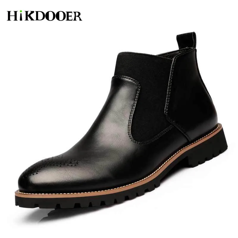 New Arrival Men Chelsea Boots British Style Fashion Ankle Boots,Black/Brown/Red Brogues Soft Leather Casual Shoes
New Arrival Men Chelsea Boots British Style Fashion Ankle Boots,Black/Brown/Red Brogues Soft Leather Casual Shoes
