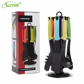 6pcs Saim utensils Heat-Resistant Cooking Utensil Set Non-Stick Silicone kitchen utensil set high quality silicone utensil set
6pcs Saim utensils Heat-Resistant Cooking Utensil Set Non-Stick Silicone kitchen utensil set high quality silicone utensil set