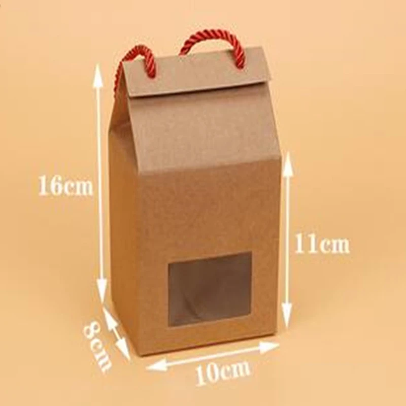 30pcs 10x8x16cm Small Kraft Paper Box for Muffin Packing Cupcake/Cake/Bread Packaging box White/Brown Cookie Box with Rope
30pcs 10x8x16cm Small Kraft Paper Box for Muffin Packing Cupcake/Cake/Bread Packaging box White/Brown Cookie Box with Rope