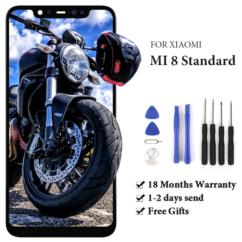 6.21' For Xiaomi 8 LCD Display With Touch Screen With Frame Assembly Standard Version Mobile Phone Replacement For Xiaomi 8 LCD
6.21' For Xiaomi 8 LCD Display With Touch Screen With Frame Assembly Standard Version Mobile Phone Replacement For Xiaomi 8 LCD