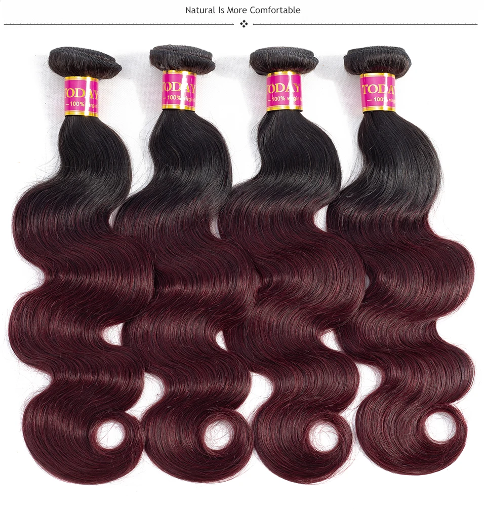 Malaysian hair bundles with closure