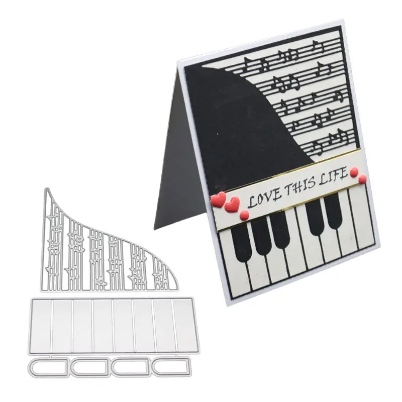 Piano Metal Cutting Dies Stencil DIY Scrapbooking Album Stamp Paper Card Embossing Craft Decor
Piano Metal Cutting Dies Stencil DIY Scrapbooking Album Stamp Paper Card Embossing Craft Decor