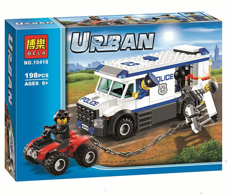 Hot 2016 Bela 10418 Urbana de la Ciudad de Vehiculo de Transporte de Prisioneros Building Block Juguetes
Hot 2016 Bela 10418 Urbana de la Ciudad de Vehiculo de Transporte de Prisioneros Building Block Juguetes