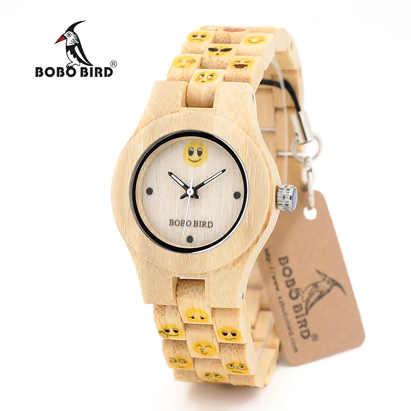 BOBO BIRD C-O06 Emotional Face Women Wooden Watch Yellow Color Designer Clock for Ladies Drop Shipping
BOBO BIRD C-O06 Emotional Face Women Wooden Watch Yellow Color Designer Clock for Ladies Drop Shipping