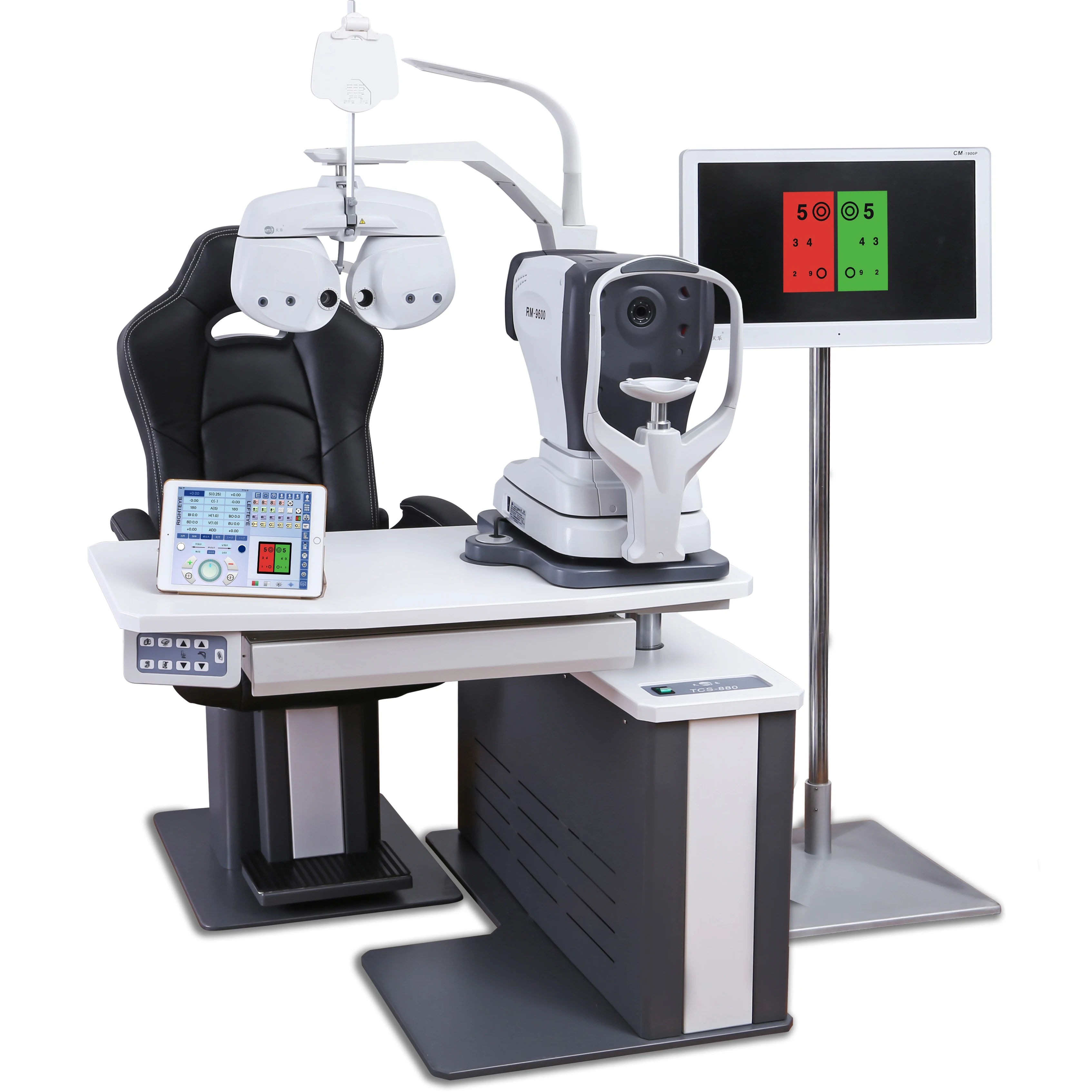 Ophthalmic unit TCS-880 ophthalmic sets auto refractometer phoropter visual chart
Ophthalmic unit TCS-880 ophthalmic sets auto refractometer phoropter visual chart