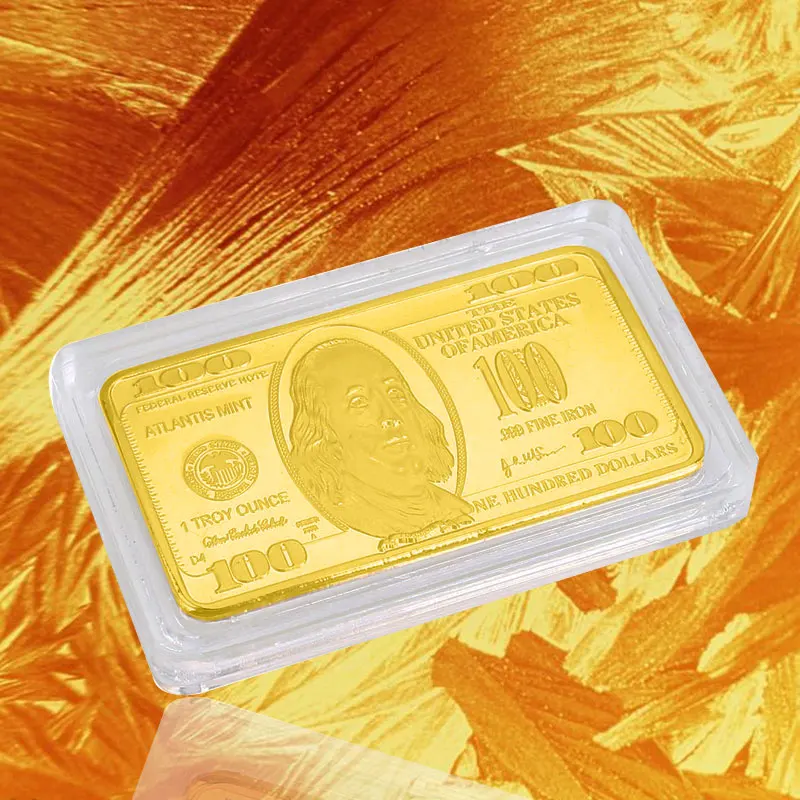 24K Gold-Plated Modern Commemorative Coin Gold Bullion Bar Bullion Bar Gold Souvenir Coin Movie Dorpshipping
24K Gold-Plated Modern Commemorative Coin Gold Bullion Bar Bullion Bar Gold Souvenir Coin Movie Dorpshipping