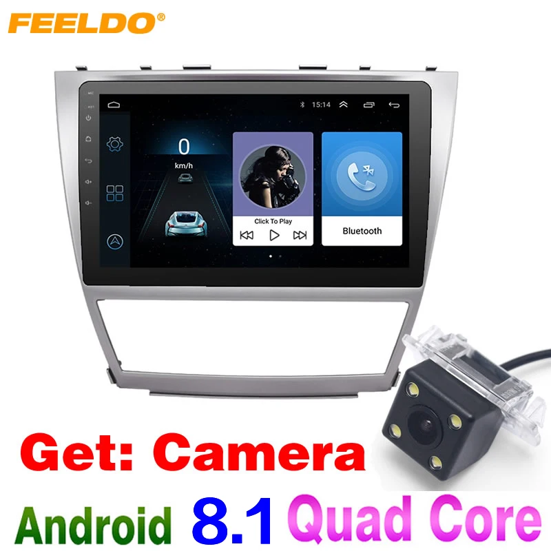 FEELDO 10.2 inch HD Android 8.1 Quad Core Car Media Player With GPS Navi Radio For Toyota Camry XV40/Daihatsu Altis Get: Camera
FEELDO 10.2 inch HD Android 8.1 Quad Core Car Media Player With GPS Navi Radio For Toyota Camry XV40/Daihatsu Altis Get: Camera
