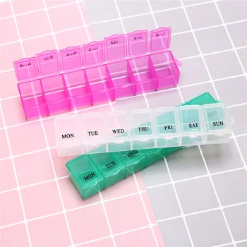 7 Days Weekly Supply 3 Colors Tablet Pill Medicine Box Holder Storage Organizer Container Case for Home Office New Arrival
7 Days Weekly Supply 3 Colors Tablet Pill Medicine Box Holder Storage Organizer Container Case for Home Office New Arrival