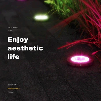 4 Pcs/set Solar Dustproof 8 LED Color Buried Lights Garden Outdoor in-Ground Landscape Lighting JDH99
4 Pcs/set Solar Dustproof 8 LED Color Buried Lights Garden Outdoor in-Ground Landscape Lighting JDH99