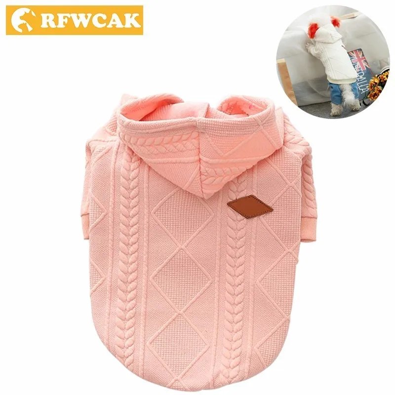 RFWCAK Wool Dog Clothes Sweater Hooded Puppy Chihuahua cachorro Jacket Coat Pullover Autumn Winter Warm Pet Costumes Dachshund
RFWCAK Wool Dog Clothes Sweater Hooded Puppy Chihuahua cachorro Jacket Coat Pullover Autumn Winter Warm Pet Costumes Dachshund
