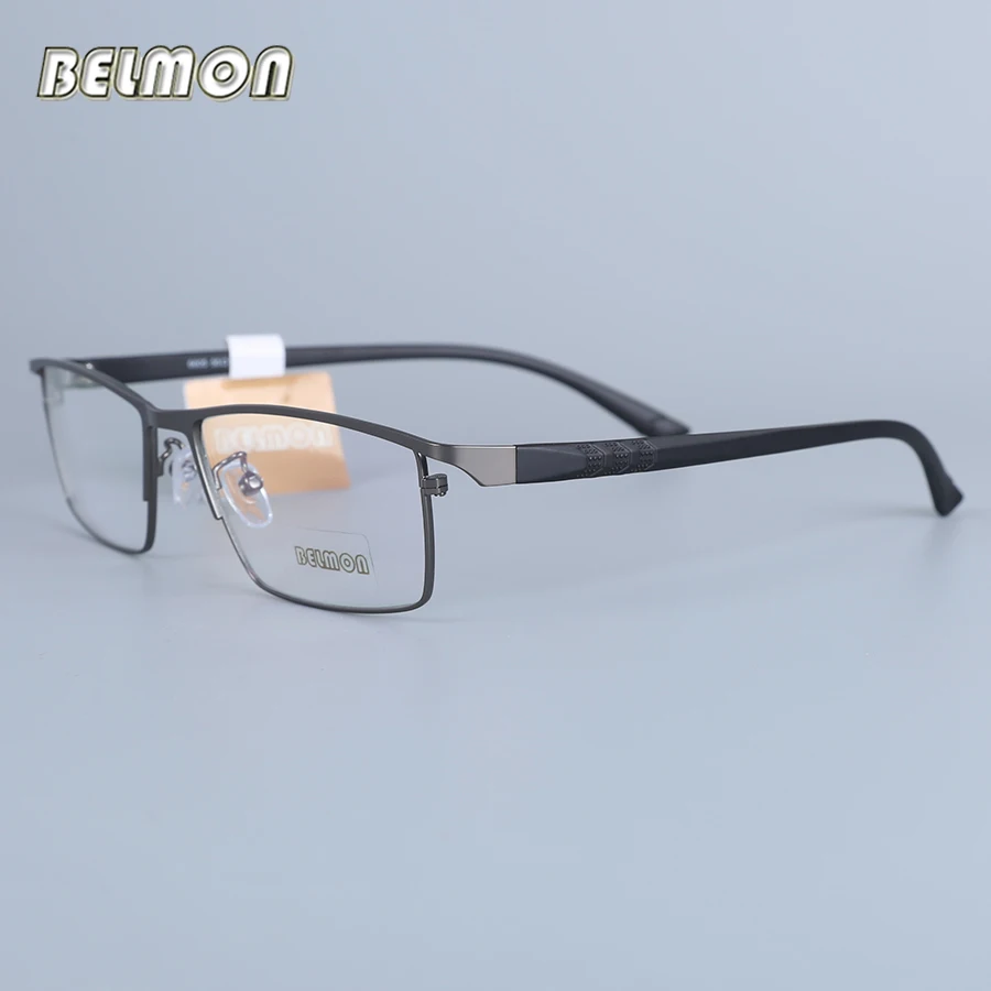 Belmon Spectacle Frame Eyeglasses Men Nerd Computer Optical Prescription Eye Glasses Frame For Male Transparent Clear Lens 6605 
Belmon Spectacle Frame Eyeglasses Men Nerd Computer Optical Prescription Eye Glasses Frame For Male Transparent Clear Lens 6605