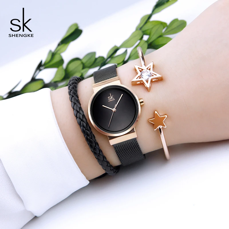 Shengke Creative Quartz Watch Women Set Luxury Stainless Steel Ladies Bracelet Watches Reloj 2019 New SK Watch with Bracelets
Shengke Creative Quartz Watch Women Set Luxury Stainless Steel Ladies Bracelet Watches Reloj 2019 New SK Watch with Bracelets