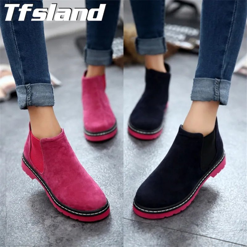 Women Sexy Flat Leisure Suede Leather Snow Boots Ladies Soft Martin Boots Winter British Style Sneakers Skateboarding Shoes Gift
Women Sexy Flat Leisure Suede Leather Snow Boots Ladies Soft Martin Boots Winter British Style Sneakers Skateboarding Shoes Gift