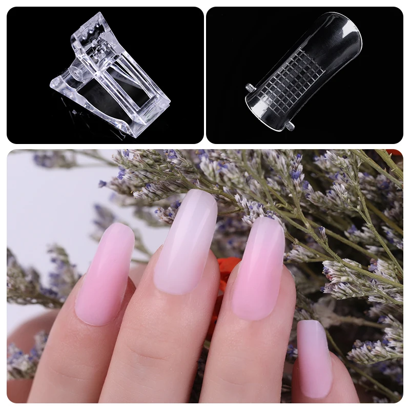 LILYCUTE 40 Pcs Natural False Nail Tips Reusable Quick Building Mold Nail Tips Clip Nail Art UV Builder Poly Extension Gel Tools
LILYCUTE 40 Pcs Natural False Nail Tips Reusable Quick Building Mold Nail Tips Clip Nail Art UV Builder Poly Extension Gel Tools
