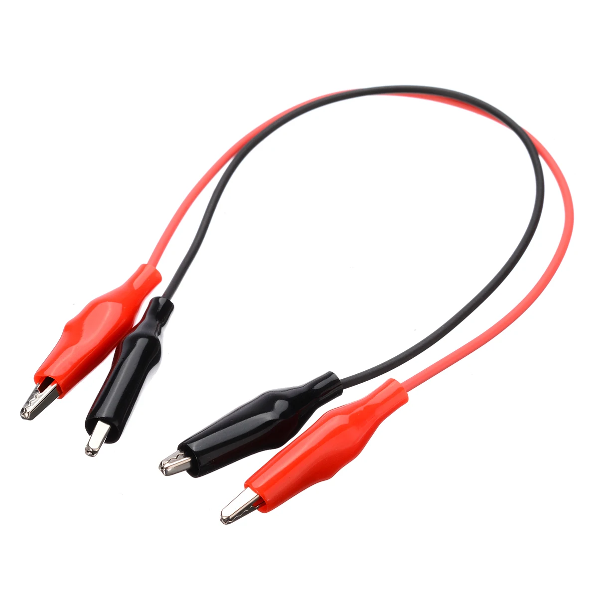 2pcs 50cm 24V Alligator Clips Electrical DIY Test Leads Alligator Double-ended Crocodile Clip Test Jumper Wire