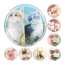 Handmade 6 Size Glass Mixed Butterfly Flower Cat Flatback Cameo Cabochon Domed DIY Jewelry Charm Photo Pendant Setting
Handmade 6 Size Glass Mixed Butterfly Flower Cat Flatback Cameo Cabochon Domed DIY Jewelry Charm Photo Pendant Setting