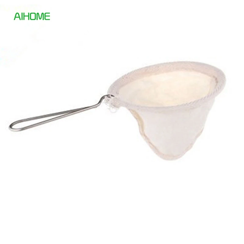 Reusable Coffee Filter Bag with Stainless Steel Handle Flannel Cloth Coffee and Tea Tools
Reusable Coffee Filter Bag with Stainless Steel Handle Flannel Cloth Coffee and Tea Tools