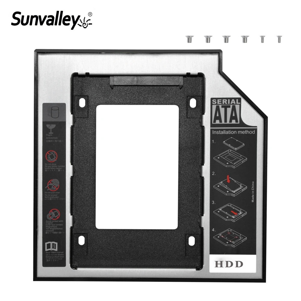 Sunvalley New 12.7mm SATA 3.0 Universal 2nd HDD Caddy 2.5" SSD HDD Case Enclosure For Notebook Hard Drive
Sunvalley New 12.7mm SATA 3.0 Universal 2nd HDD Caddy 2.5" SSD HDD Case Enclosure For Notebook Hard Drive