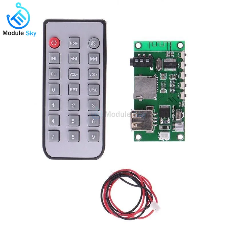 KCX_BT001 Wireless Bluetooth 4.2 Audio Receiver Module MP3 Decoder Board bluetooth Remote Multifunction audio Modules
KCX_BT001 Wireless Bluetooth 4.2 Audio Receiver Module MP3 Decoder Board bluetooth Remote Multifunction audio Modules