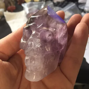 Free Shipping 215g Natural Clear Minerals High Quality Unique Manual Sculpture Cristal de cuarzo Amethyst Skull Home Ornaments
Free Shipping 215g Natural Clear Minerals High Quality Unique Manual Sculpture Cristal de cuarzo Amethyst Skull Home Ornaments