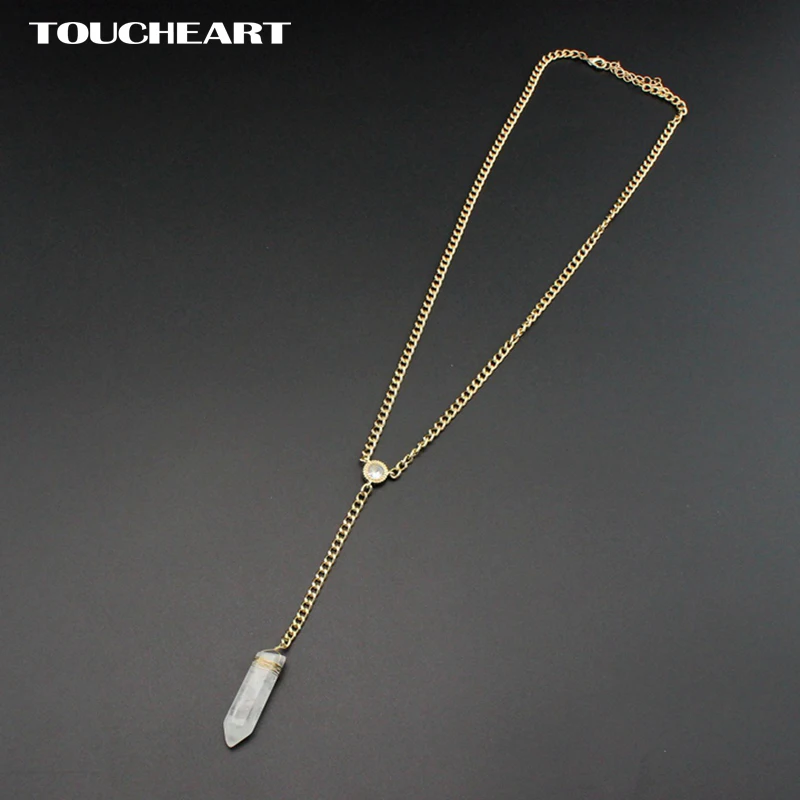 Popular Gothic Long Crystal Necklace Gorgeous Bohemia Gold Chain Necklaces & Pendants Jewelry for Women Vintage Gifts SNE160154
Popular Gothic Long Crystal Necklace Gorgeous Bohemia Gold Chain Necklaces & Pendants Jewelry for Women Vintage Gifts SNE160154