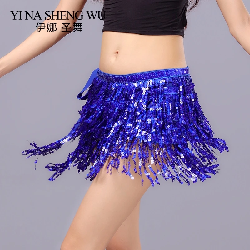 New Belly Dance Waist Belt 4-layer Sequins Tassel Hip Scarf Belly Dance Accessories Dance Waist Chain Sexy Waist Skirt 12 Colors
New Belly Dance Waist Belt 4-layer Sequins Tassel Hip Scarf Belly Dance Accessories Dance Waist Chain Sexy Waist Skirt 12 Colors