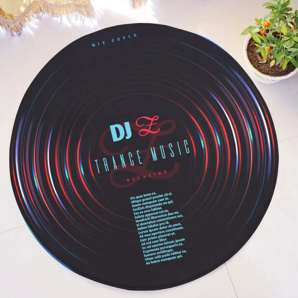 Drop Shipping Europe fashion flannel record mats Creative Round mats Retro black carpet study room rug Living Decorative carpet
Drop Shipping Europe fashion flannel record mats Creative Round mats Retro black carpet study room rug Living Decorative carpet