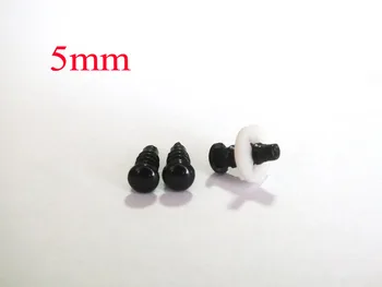 5mm Black Color New Plastic Safety Eye For Teddy Bear Doll Animal Puppet Toy Safety Eyes 200pcs
5mm Black Color New Plastic Safety Eye For Teddy Bear Doll Animal Puppet Toy Safety Eyes 200pcs