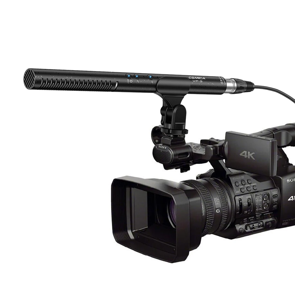 CoMica CVM-VP3 Multifunctional Video Shooting Microphone Super shielding Full Metal Mic for Official Conference Formal Interview
CoMica CVM-VP3 Multifunctional Video Shooting Microphone Super shielding Full Metal Mic for Official Conference Formal Interview