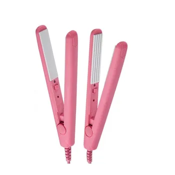 Electric Ceramic Flat Iron and Curler - Travel Mini Pink Hair Straighteners - Wave Corrugated or Straightening Irons For Choose
Electric Ceramic Flat Iron and Curler - Travel Mini Pink Hair Straighteners - Wave Corrugated or Straightening Irons For Choose