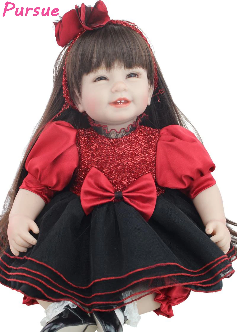 Pursue Red Girl Bjd Doll Reborn Toys for Girls Baby Alive Silicone Baby Princess Reborn Babies Dolls American Girl Doll 55 cm
Pursue Red Girl Bjd Doll Reborn Toys for Girls Baby Alive Silicone Baby Princess Reborn Babies Dolls American Girl Doll 55 cm