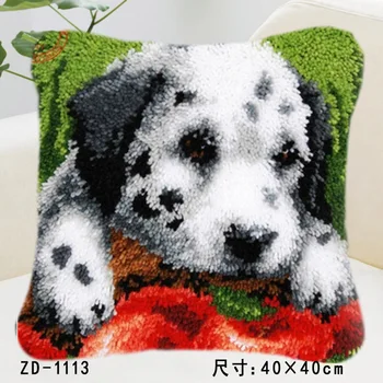 cross stitch pillow / Placemats "do it yourself" method of needlework kit latch hook rug kit / embroidered carpet/ Animal Dog
cross stitch pillow / Placemats "do it yourself" method of needlework kit latch hook rug kit / embroidered carpet/ Animal Dog