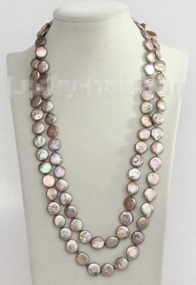 Hot sale new Style >>>>>length 48" 12mm coin fastener brown freshwater pearls necklace j10385
Hot sale new Style >>>>>length 48" 12mm coin fastener brown freshwater pearls necklace j10385