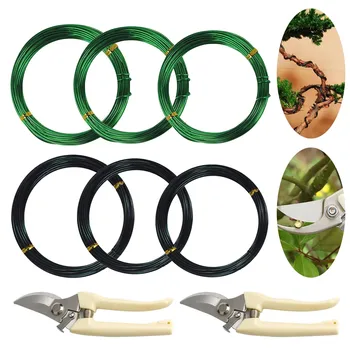 3 Roll 10m Aluminum Tree Training Wires with Garden Scissors for Bonsai Beginners Trainers Artists 1.0mm/1.5mm/2mm
3 Roll 10m Aluminum Tree Training Wires with Garden Scissors for Bonsai Beginners Trainers Artists 1.0mm/1.5mm/2mm