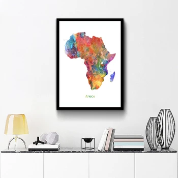 Africa Map Wall Art Prints and Poster , Watercolor Africa Map Art Poster Canvas Painting Wall Picture Home Office Decoration
Africa Map Wall Art Prints and Poster , Watercolor Africa Map Art Poster Canvas Painting Wall Picture Home Office Decoration