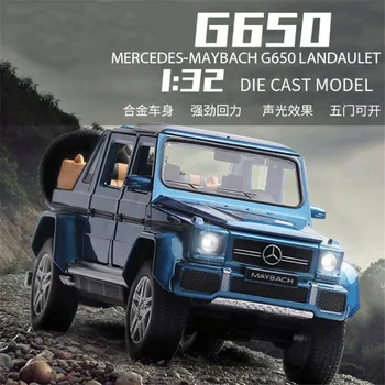 1:32 Toy Car Maybach Benz G650 Metal Toy Alloy Car Diecasts & Toy Vehicles Car Model Miniature Scale Model Car Toys For Children
1:32 Toy Car Maybach Benz G650 Metal Toy Alloy Car Diecasts & Toy Vehicles Car Model Miniature Scale Model Car Toys For Children