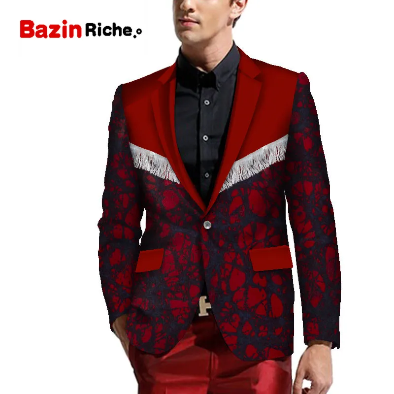 2019 Fashion New African Men Blazer Slim Fit Fancy Blazers Suit Print Men Blazer Jacket Tops Coat African Men's Clothing WYN819
2019 Fashion New African Men Blazer Slim Fit Fancy Blazers Suit Print Men Blazer Jacket Tops Coat African Men's Clothing WYN819
