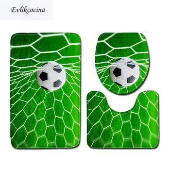 Free Shipping 3pcs World Footballs Banyo Bathroom Carpet Toilet U Type Bath Mat Set Non Slip Tapis Salle De Bain Alfombra Bano
Free Shipping 3pcs World Footballs Banyo Bathroom Carpet Toilet U Type Bath Mat Set Non Slip Tapis Salle De Bain Alfombra Bano