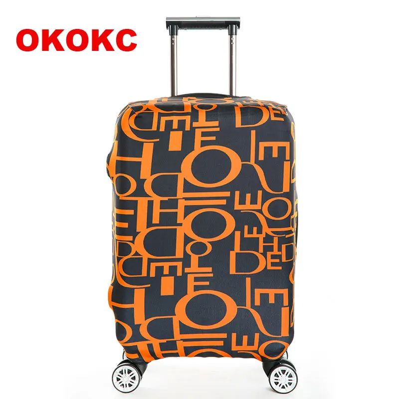 Чехол для путешествий OKOKC эластичный S/M/L/XL подходит чехлов размером 18-32 дюйма