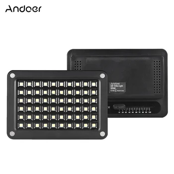 

Andoer S9560 Mini LED Video Light Lamp Panel 5500K Color Temperature 60pcs LEDs for Canon Nikon Sony DSLR Camera Camcorder