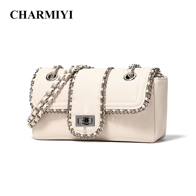 CHARMIYI Chain Shoulder Bags Women Famous Brand Luxury Handbag Ladies Bag Designer Crossbody Bag for Women 2019 Clutch Purse
CHARMIYI Chain Shoulder Bags Women Famous Brand Luxury Handbag Ladies Bag Designer Crossbody Bag for Women 2019 Clutch Purse